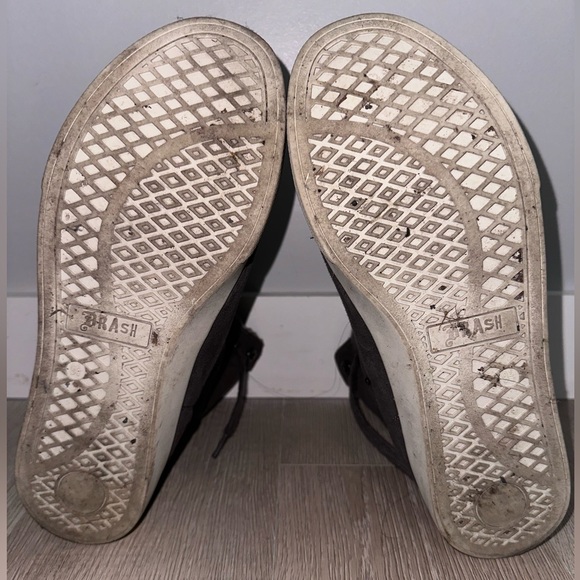 BRASH Insulated Ankle Boots Lace Up Fold Down Faux Suede Fur inside - Picture 3 of 4